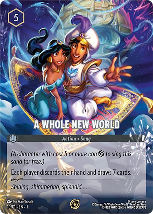 A Whole New World 10 card