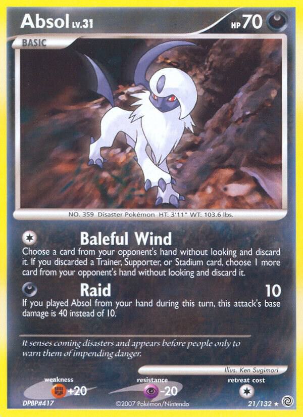 Absol 21/132 card