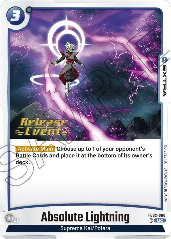 Absolute Lightning FB02-068 card