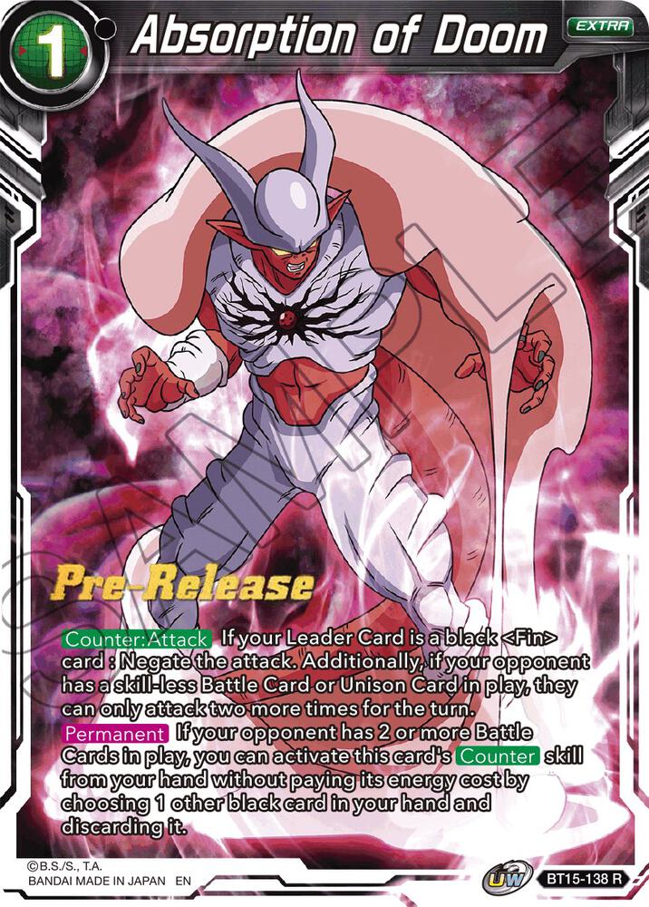 Absorption of Doom BT15-138