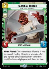 Admiral Ackbar Assume Attack Coordinates 110/264 card
