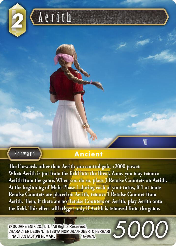Aerith 16-067L card