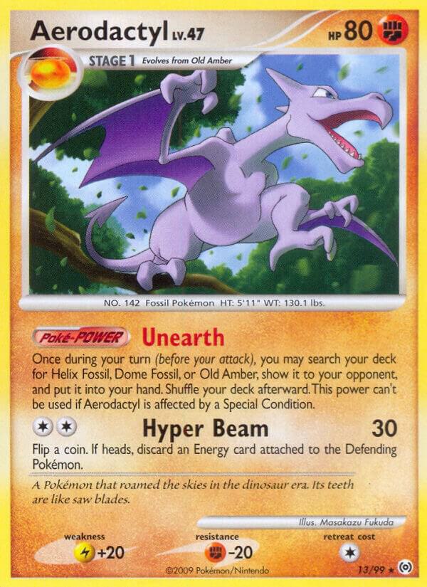 Aerodactyl 13/99 carta