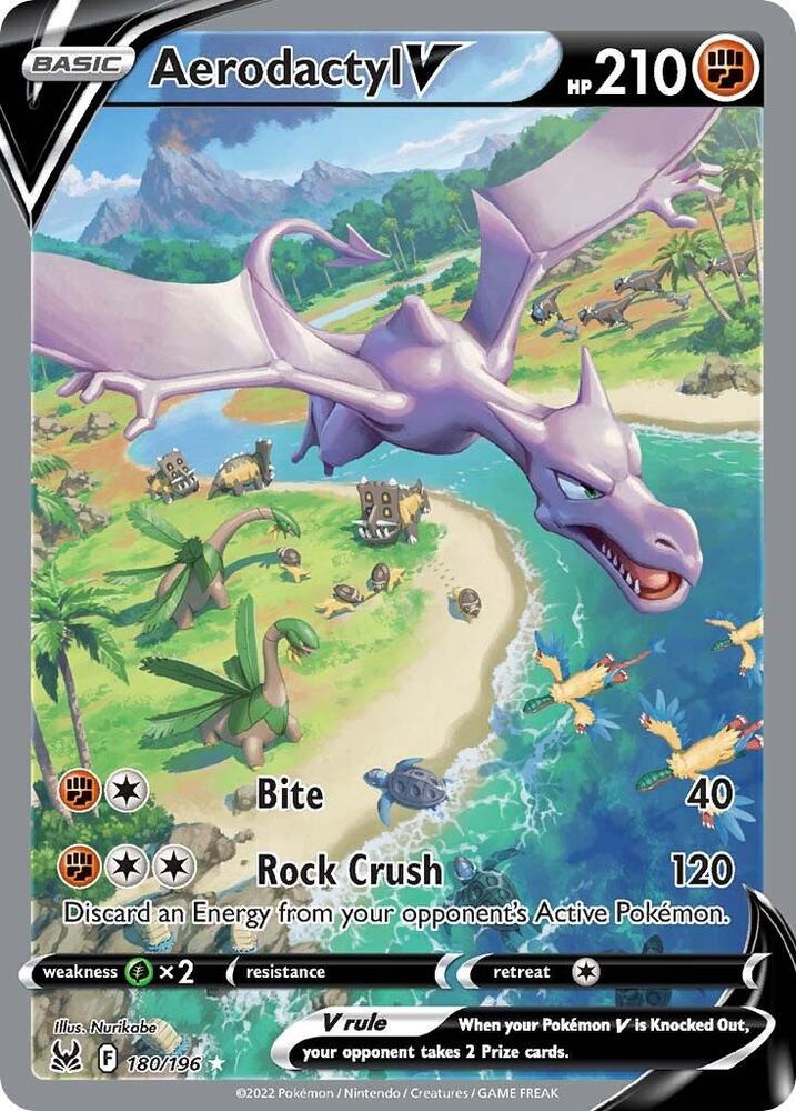 Aerodactyl V Alternate Full Art 180/196