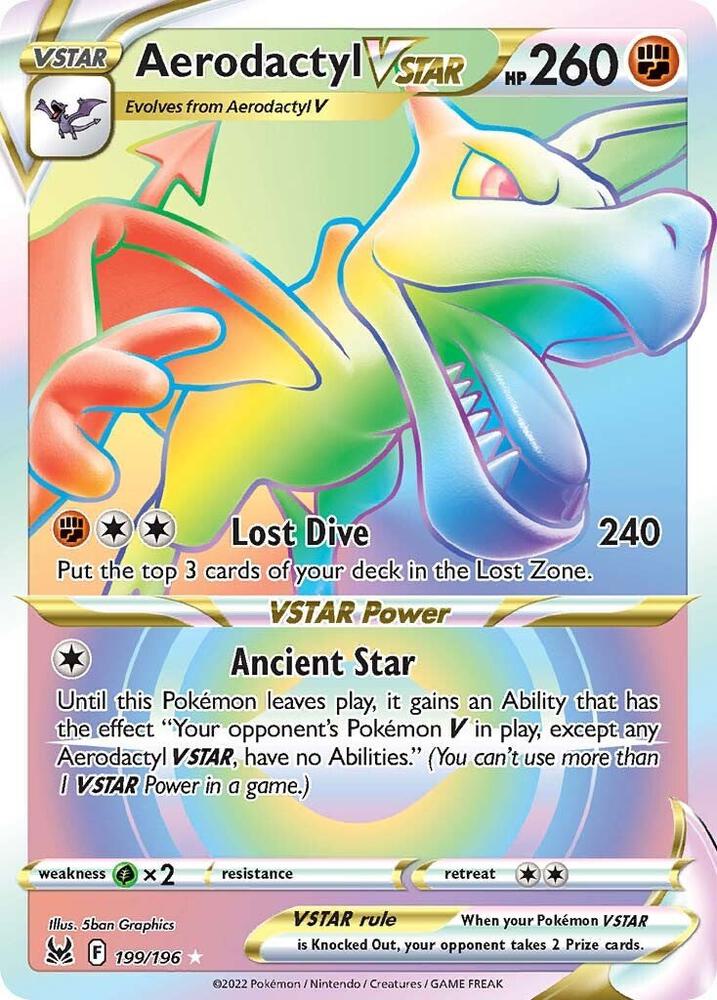 Aerodactyl VSTAR Secret 199/196