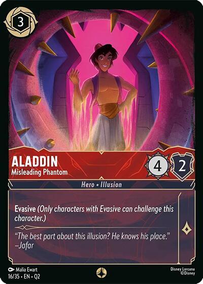 Aladdin Misleading Phantom 16/35 card