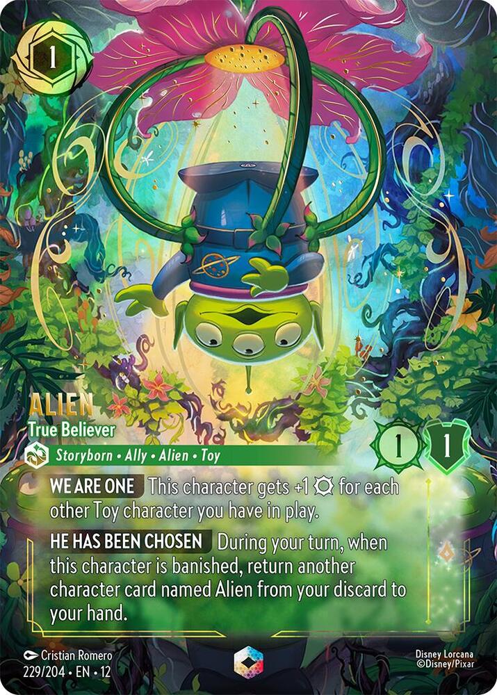 Alien True Believer Enchanted 229/204 carta