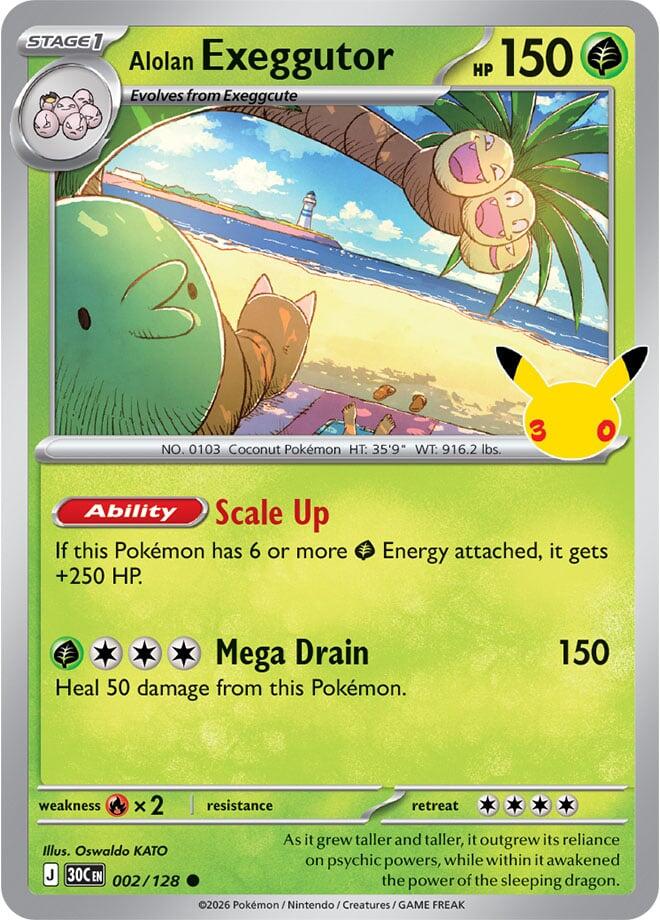 Alolan Exeggutor 002/128 card