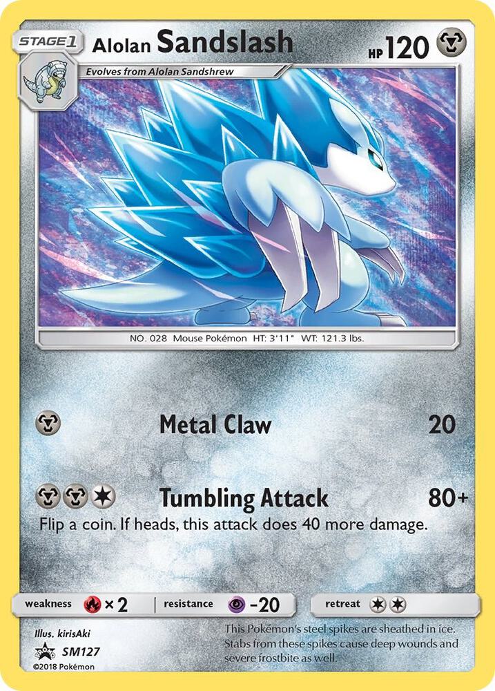 Alolan Sandslash SM127 card