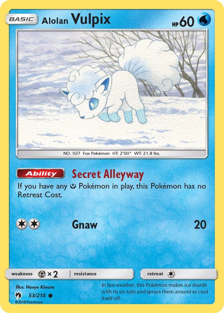 Alolan Vulpix 53/214