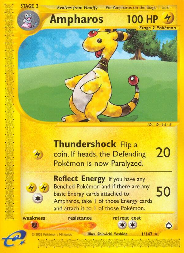 Ampharos 001/147 card