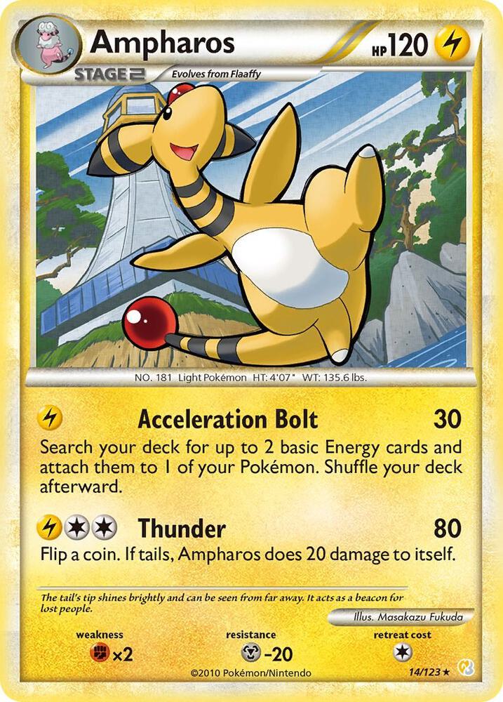 Ampharos 14/123 card