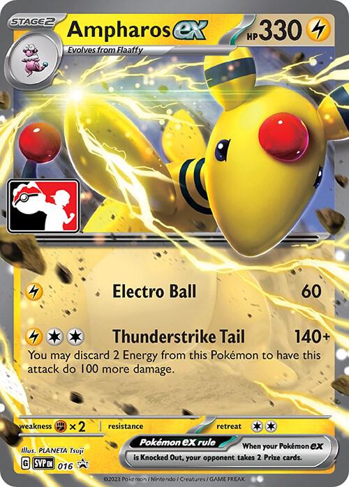 Ampharos ex 016 card