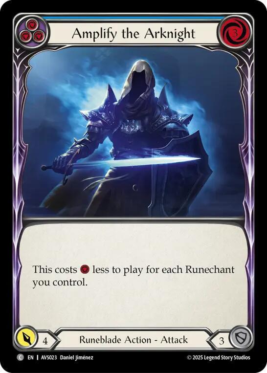 Amplify the Arknight Blue AVS023 card