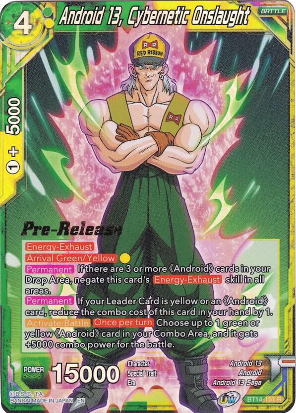 Android 13 Cybernetic Onslaught BT14-151