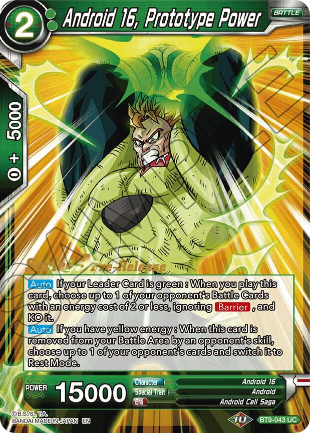 Android 16 Prototype Power BT9-043