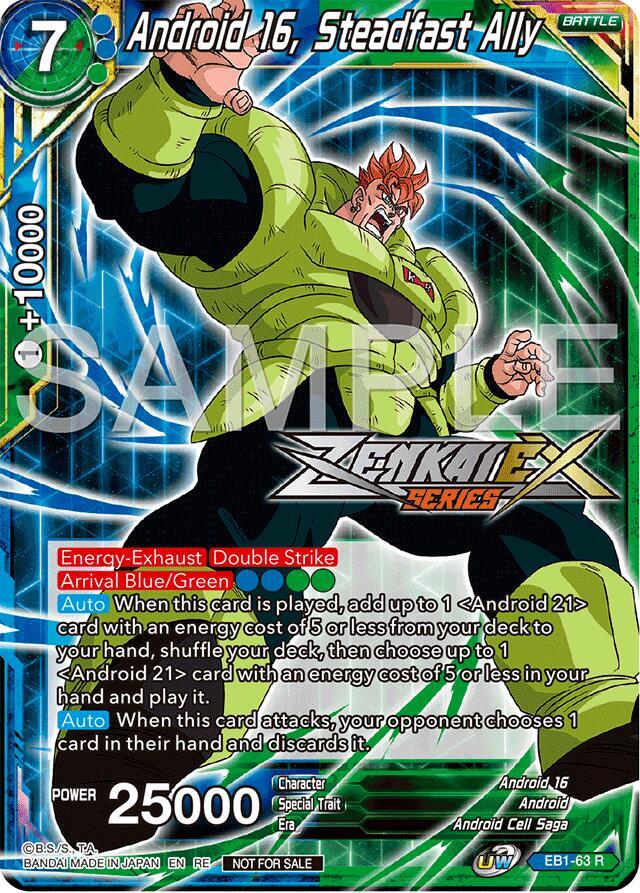 Android 16 Steadfast Ally Event Pack 15 EB1-63 carta