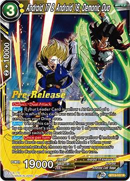 Android 17 and Android 18 Demonic Duo BT13-107