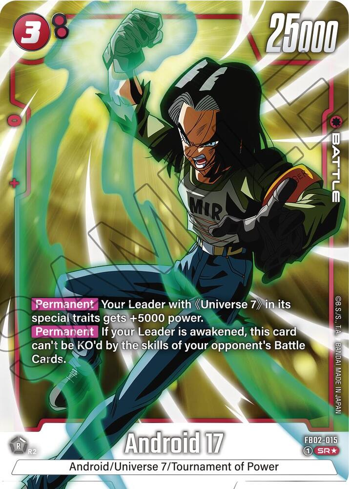 Android 17 FB02 015 Alternate Art