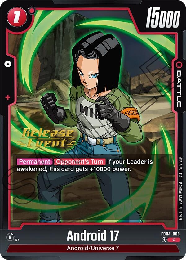 Android 17 FB04-009 card