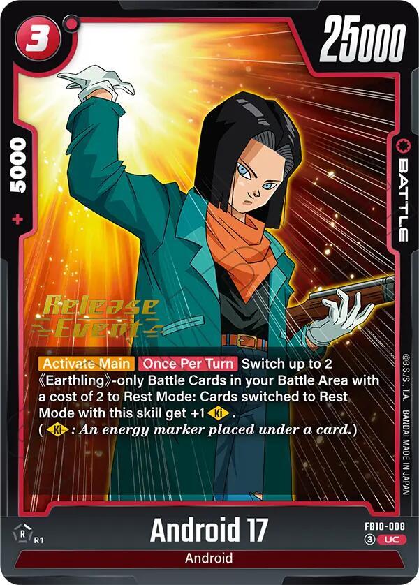Android 17 FB10 008 card