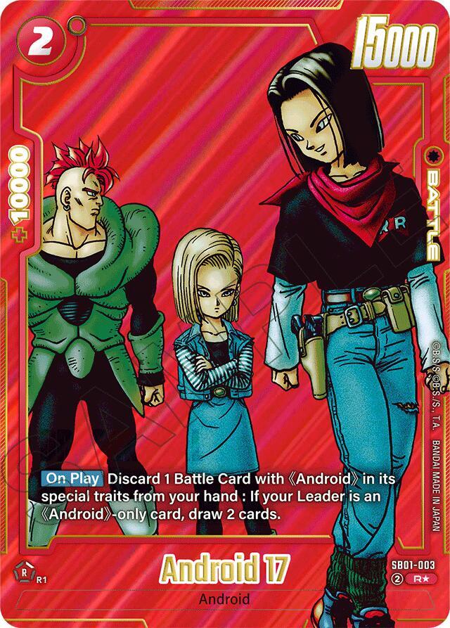 Android 17 SB01 003 Alternate Art card