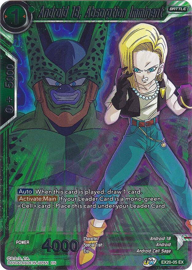 Android 18 Absorption Imminent EX20-05