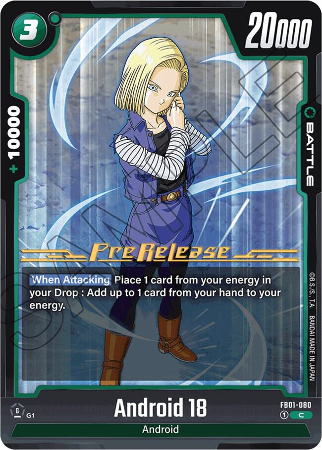 Android 18 FB01 080 card