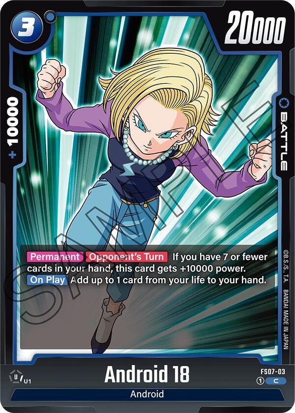 Android 18 FS07-03 card