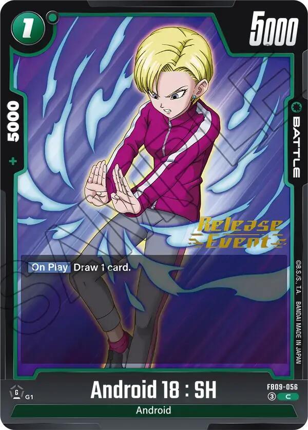 Android 18 SH FB09-056 card