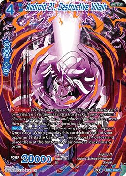 Android 21 Destructive Villain BT8-128 card