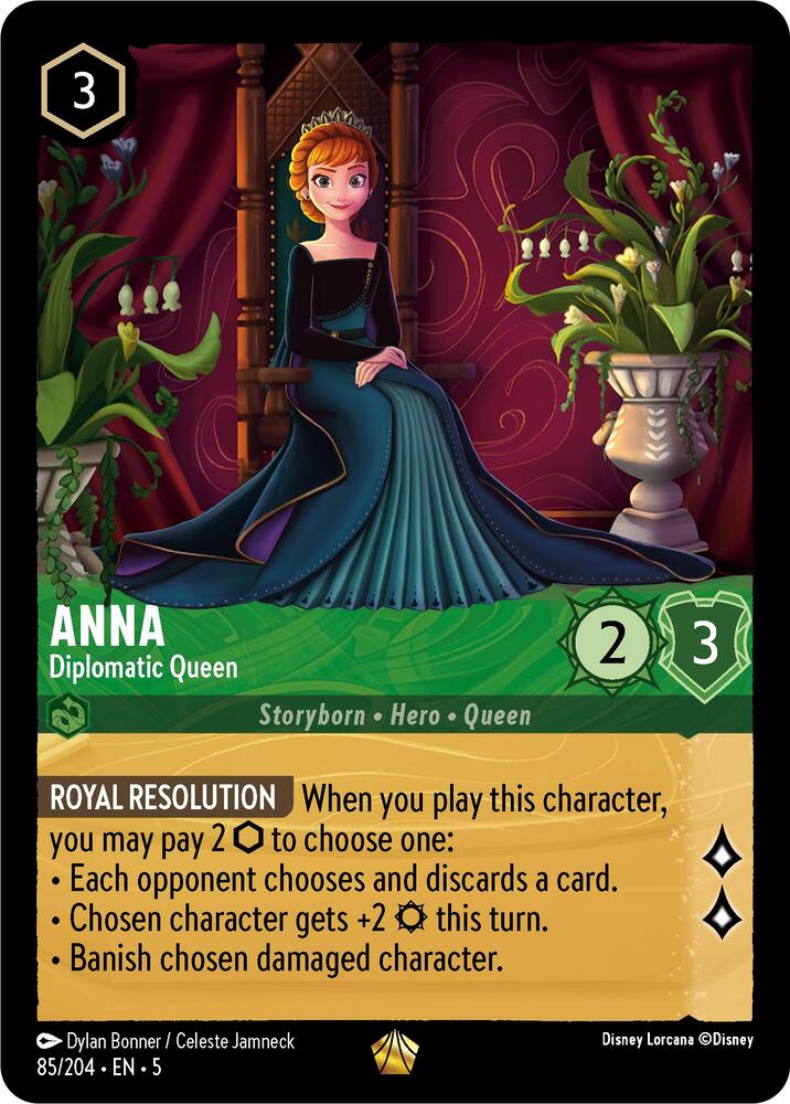 Anna Diplomatic Queen 85/204 carta