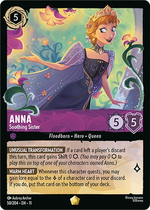 Anna Soothing Sister 50/204 card