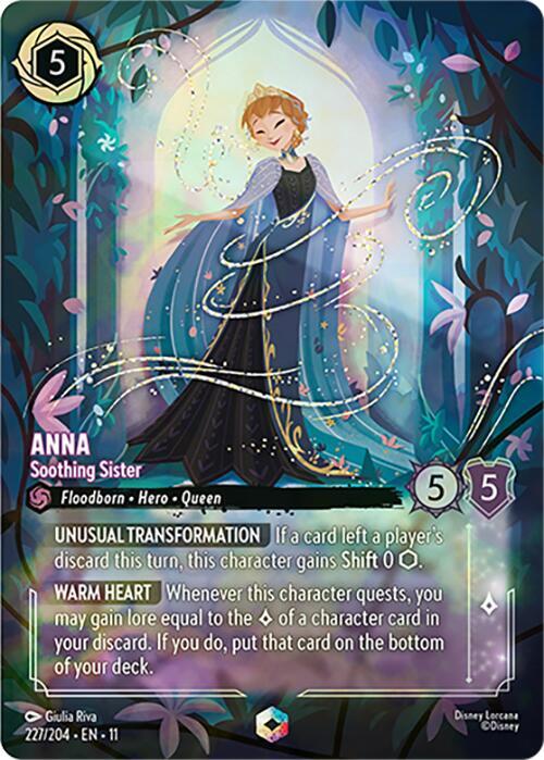 Anna Soothing Sister Enchanted 227/204 carta