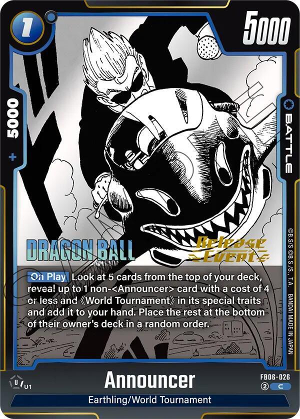 Announcer FB06-026 carta