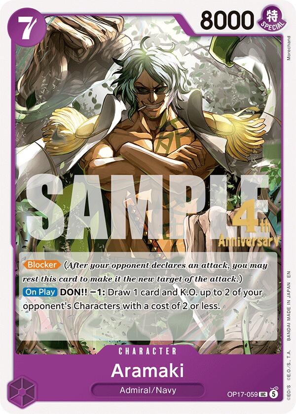 Aramaki OP17-059 card