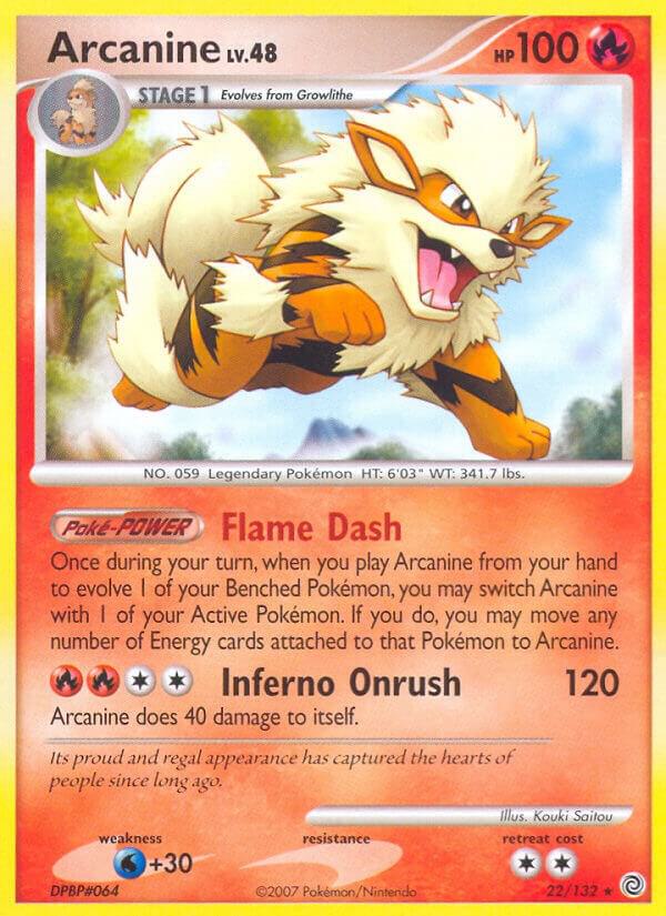 Arcanine 22/132 card
