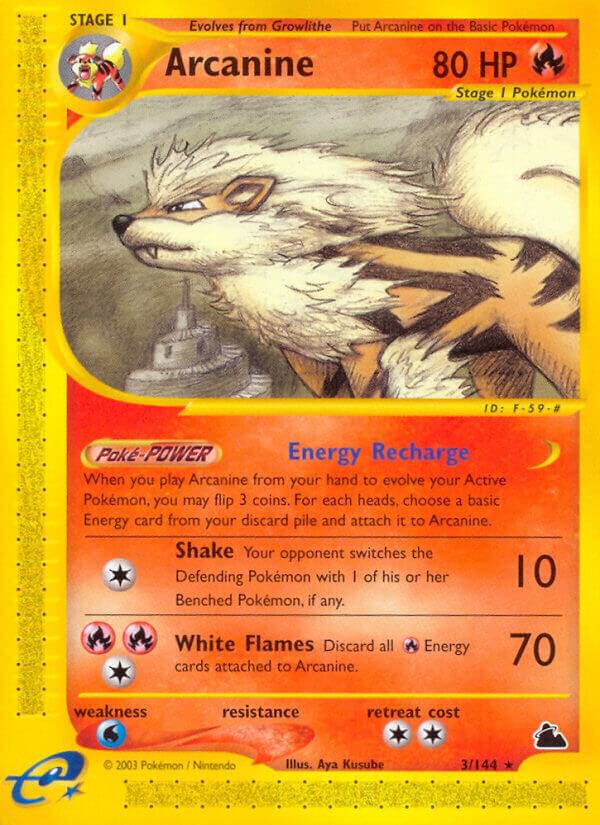 Arcanine 3 003/144 card