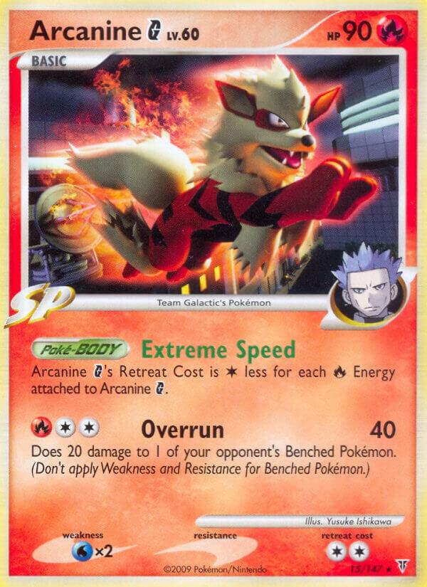Arcanine G 15 card