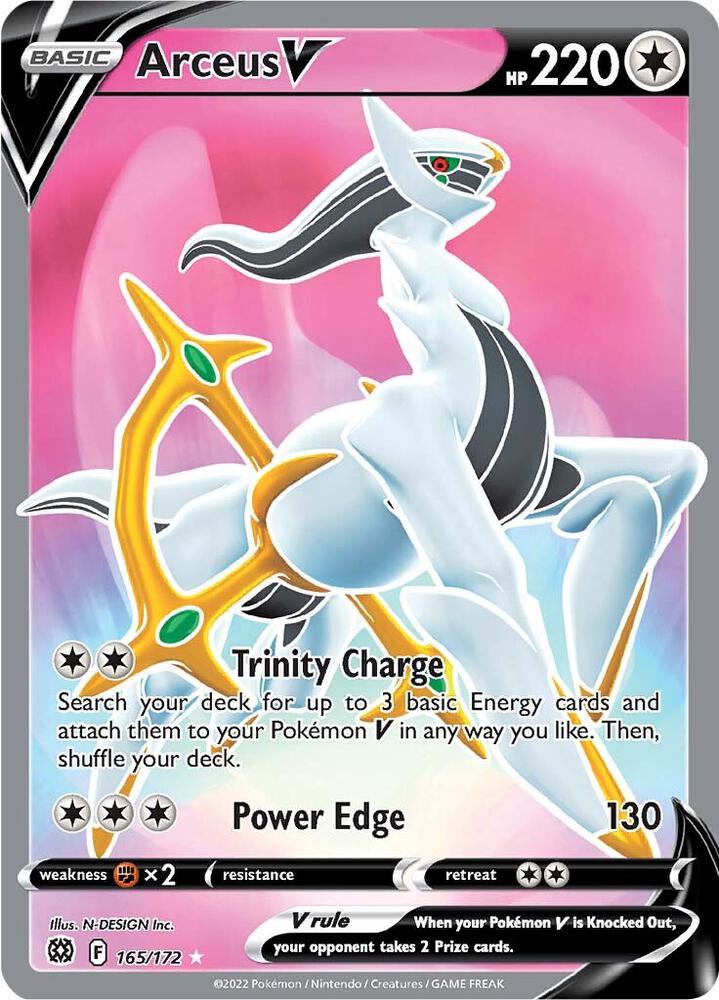 Arceus V Full Art 165/172