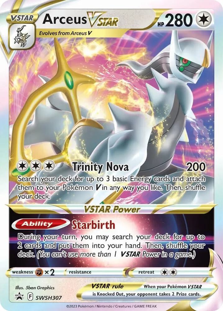 Arceus VSTAR SWSH307 card