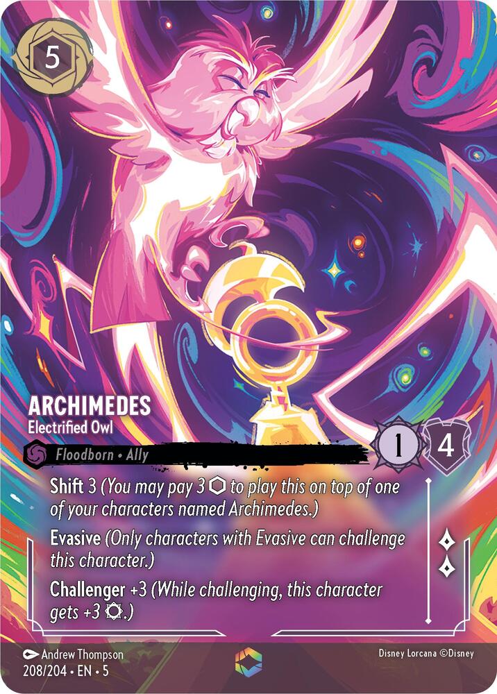 Archimedes Electrified Owl Enchanted 208/204 carta