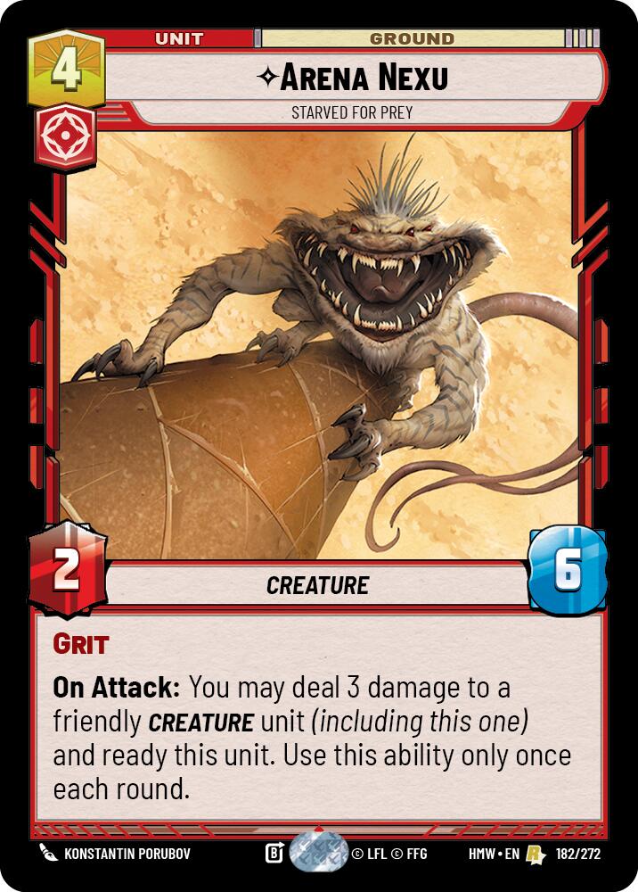 Arena Nexu Starved for Prey 182/272 card