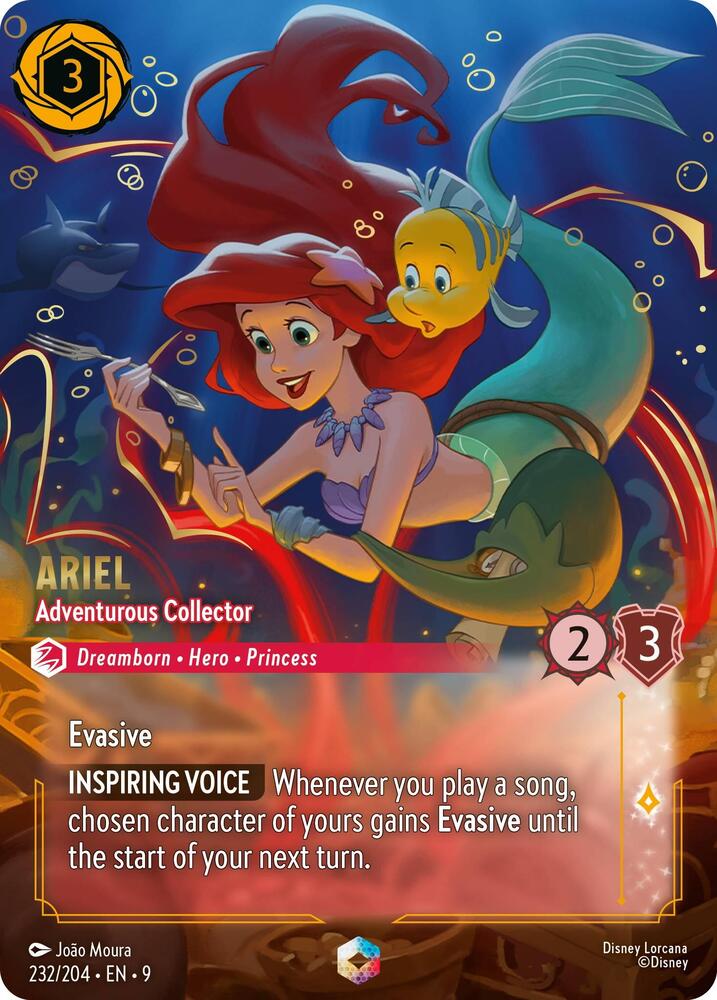 Ariel Adventurous Collector Enchanted 232/204 card