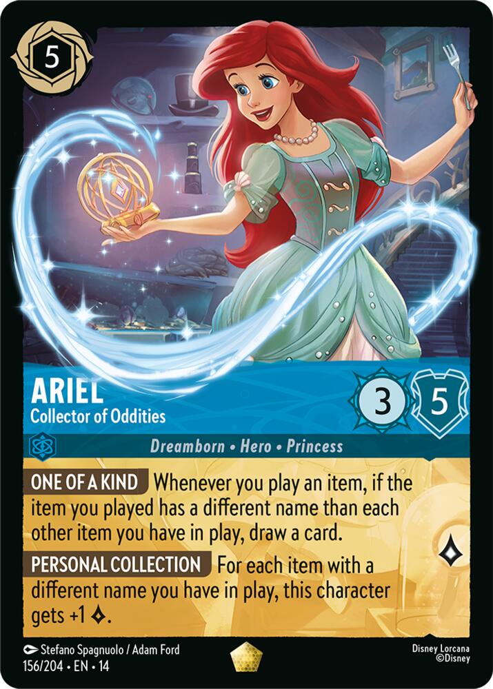 Ariel Collector of Oddities 156/204 carta