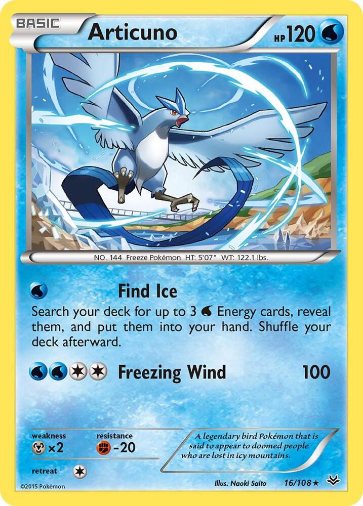 Articuno 16 16/108 carta