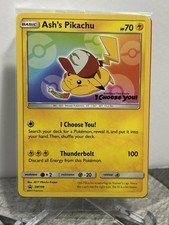 Ashs Pikachu SM108 card