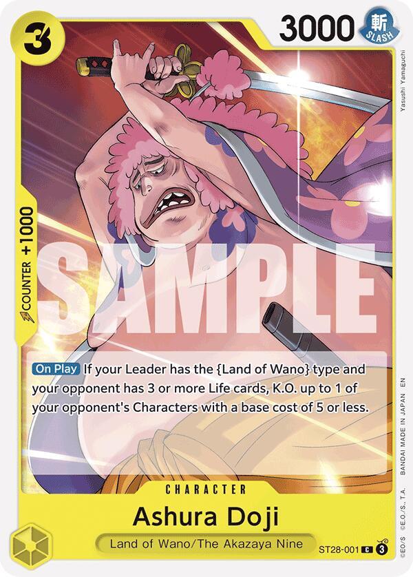 Ashura Doji ST28-001 card