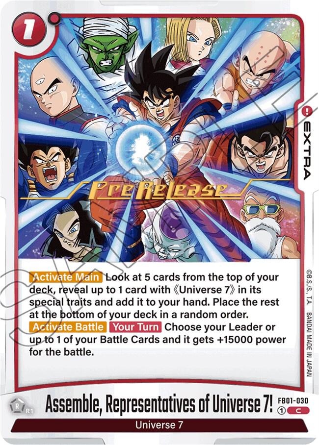Assemble Representatives of Universe 7 FB01-030