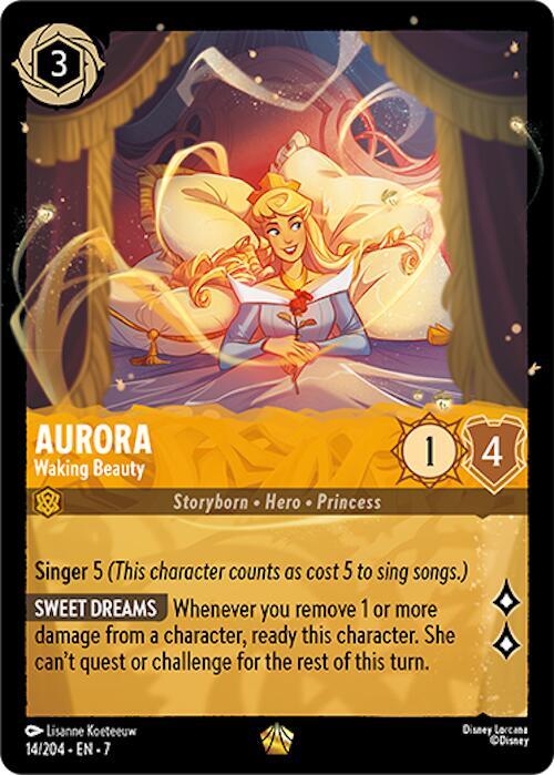 Aurora Waking Beauty 14/204 carta